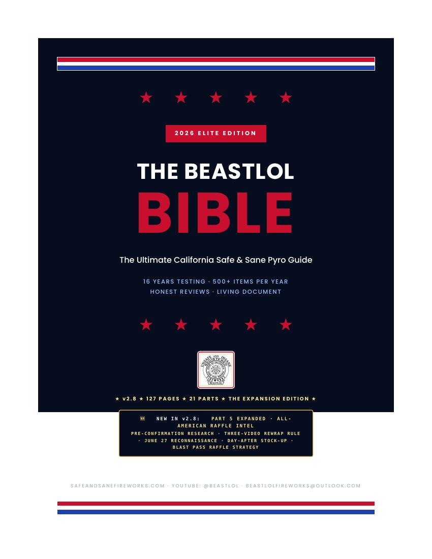 2026 Fireworks Bible cover