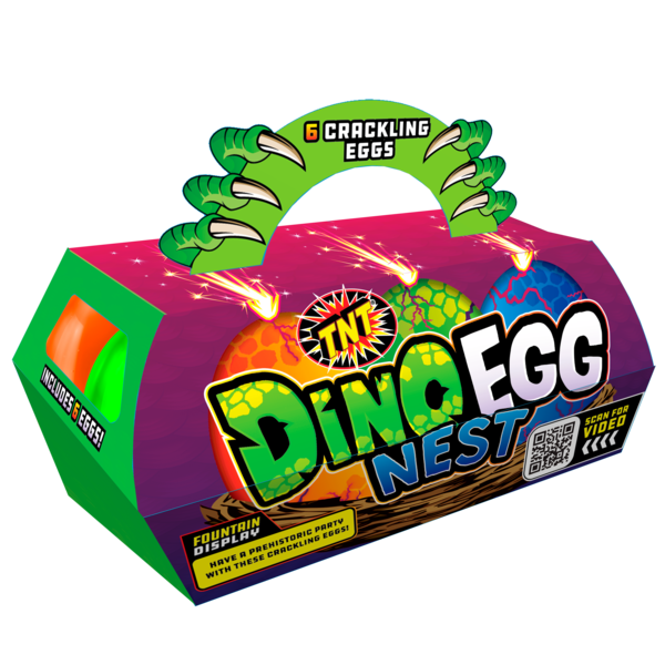 Dino Egg Nest crackling eggs at River City Church DFS