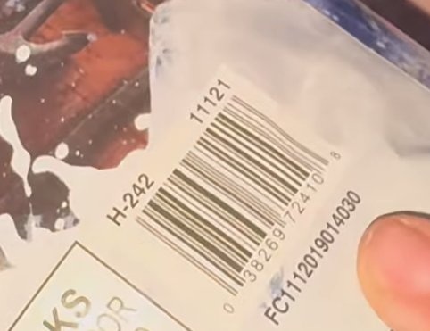 Storm Runner GOOD batch barcode (prefix redacted)