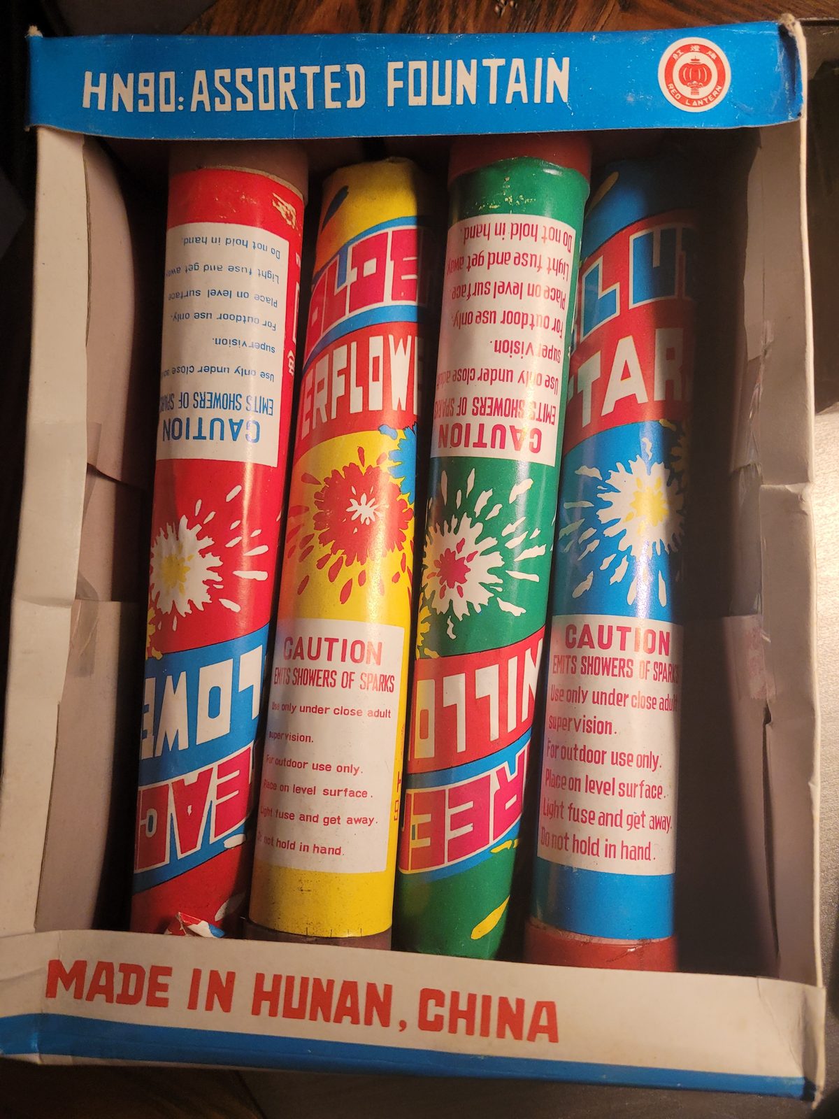 Vintage California Safe and Sane fireworks, April 24, 2021