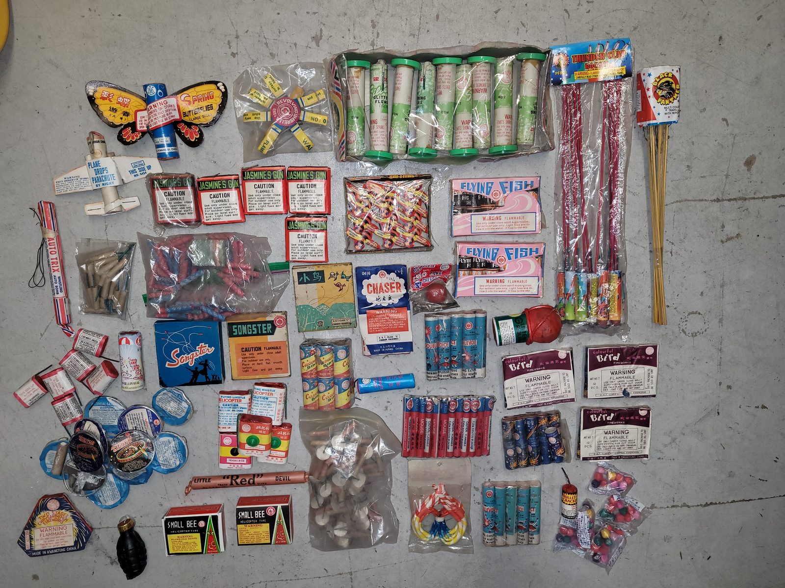 Vintage California Safe and Sane fireworks, December 11, 2021