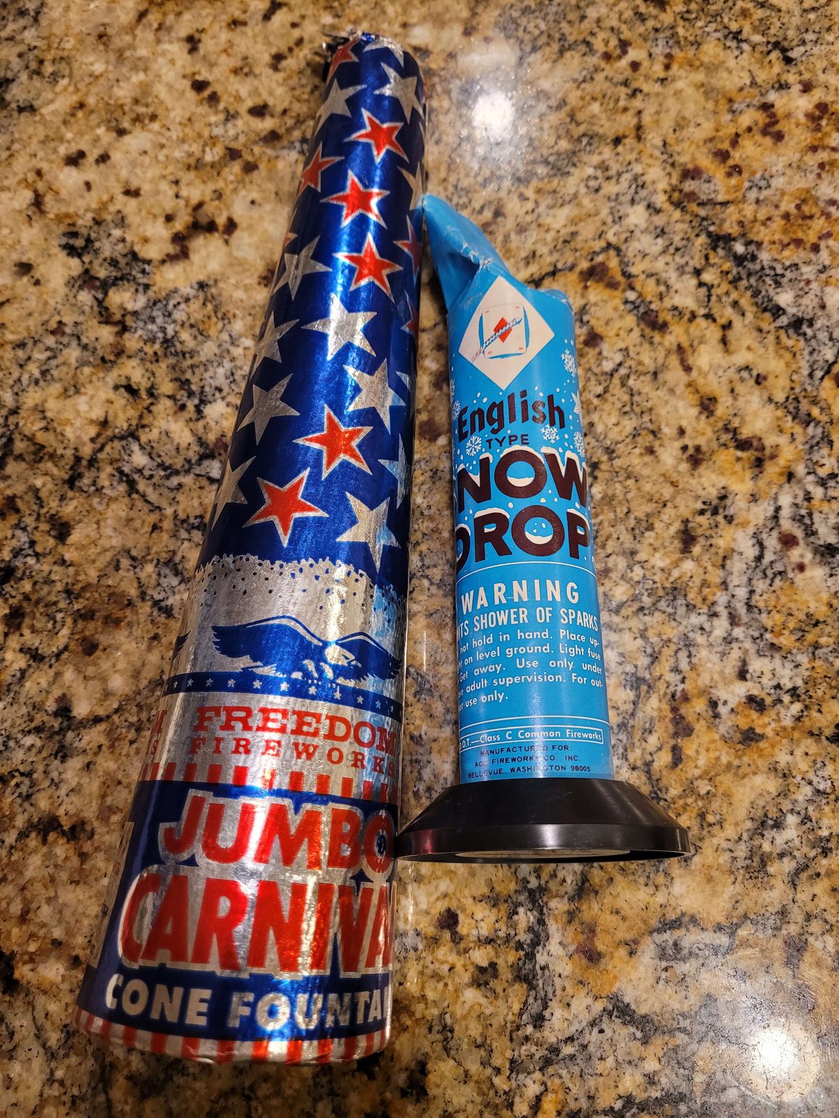 Vintage California Safe and Sane fireworks, October 6, 2022