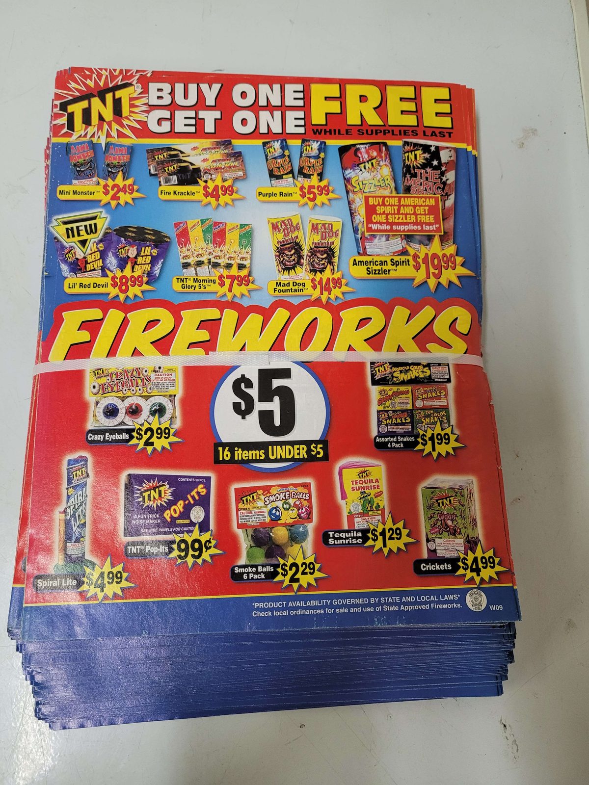 Vintage California Safe and Sane fireworks, June 25, 2023