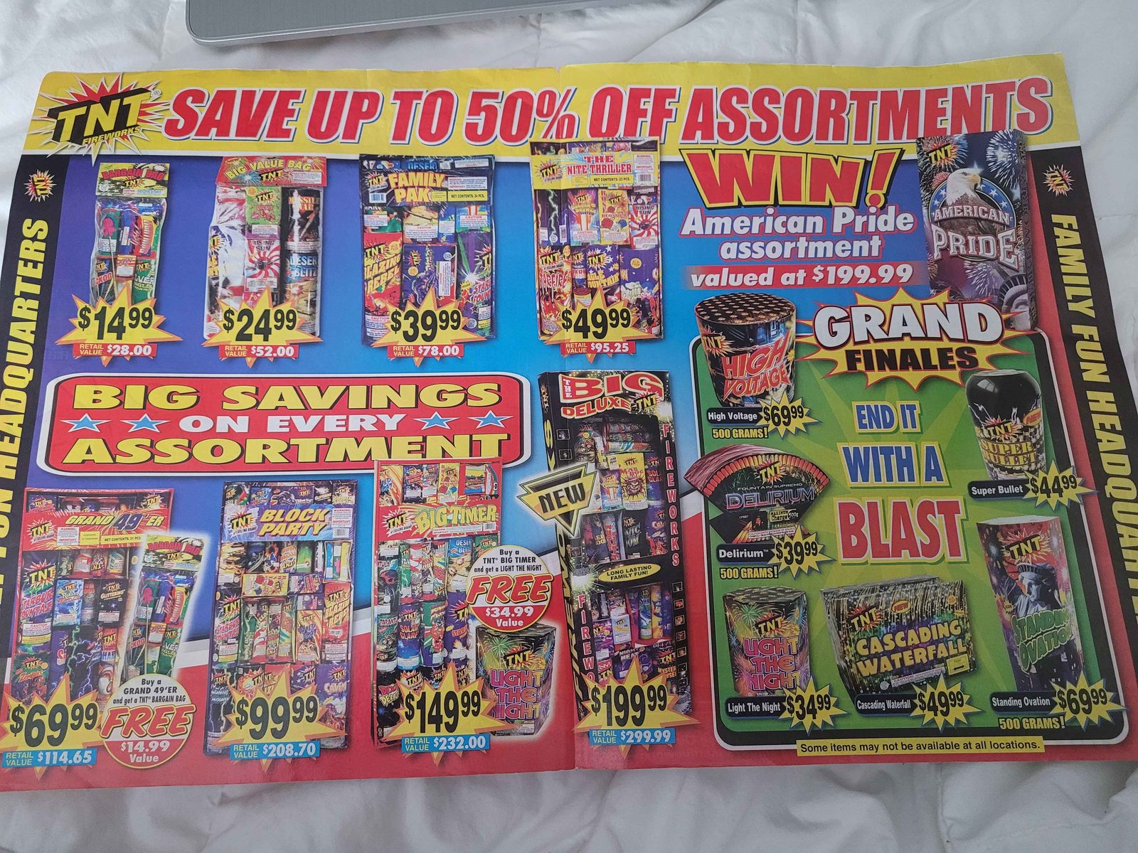 Vintage California Safe and Sane fireworks, July 23, 2024