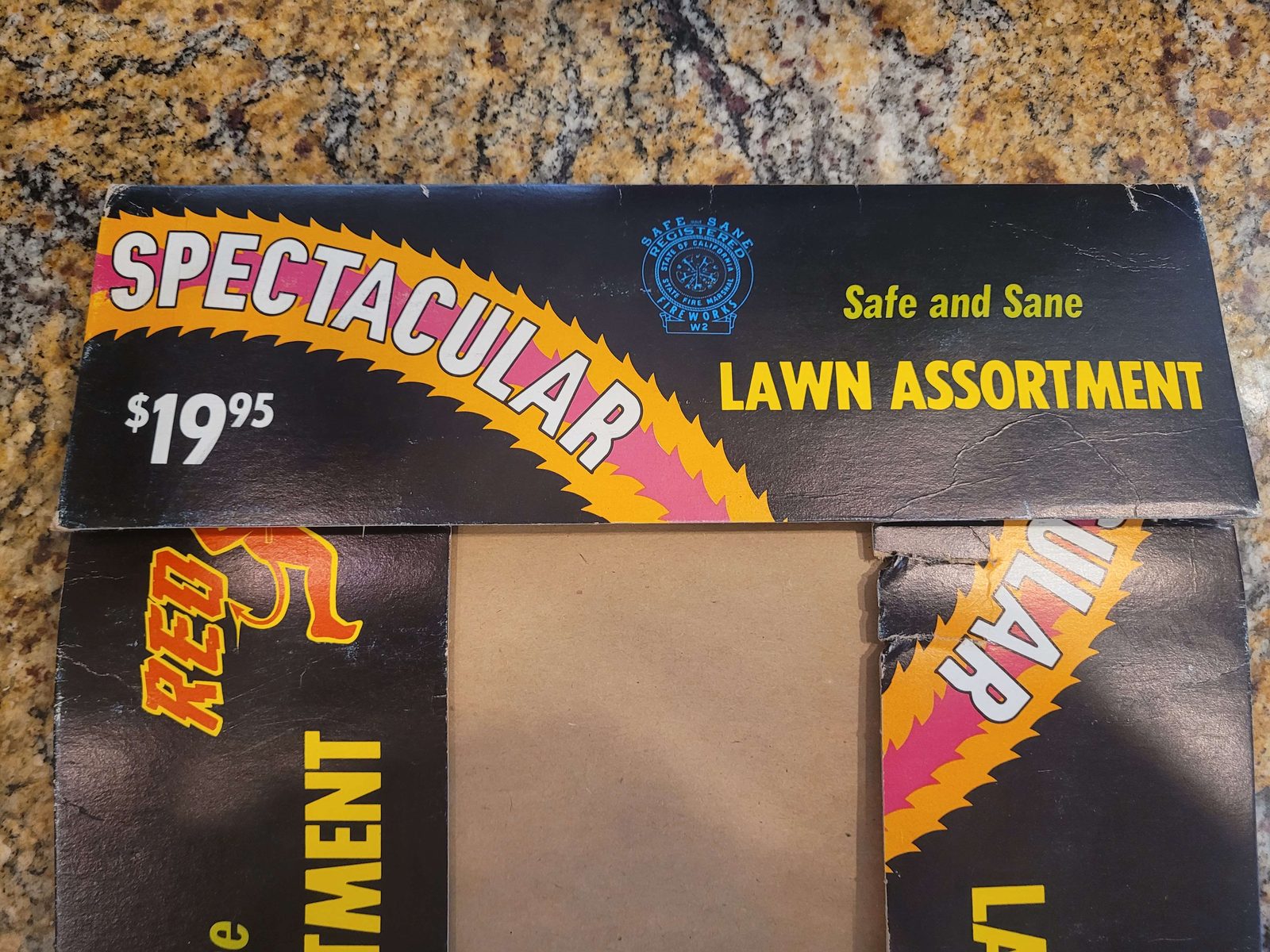Vintage California Safe and Sane fireworks, March 7, 2025