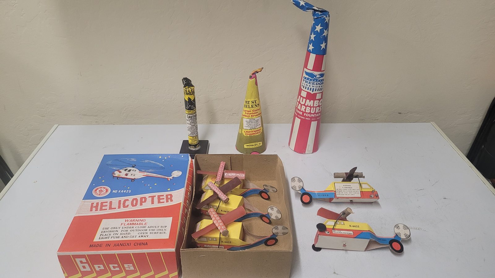 Vintage California Safe and Sane fireworks, March 27, 2025