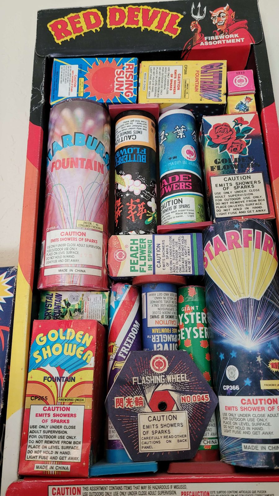 Vintage California Safe and Sane fireworks scrapbook spread, May 30, 2025