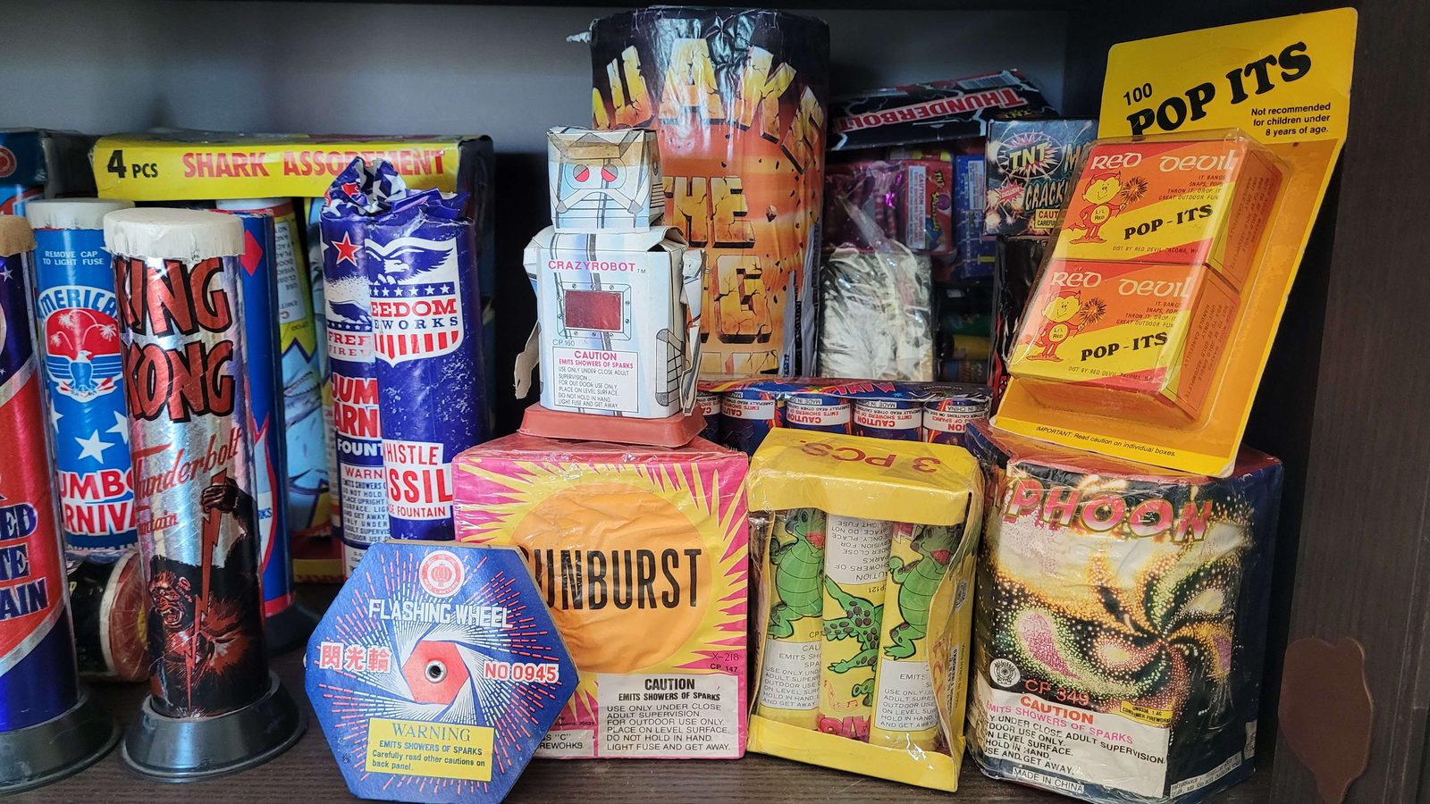 Vintage California Safe and Sane fireworks scrapbook spread, May 30, 2025