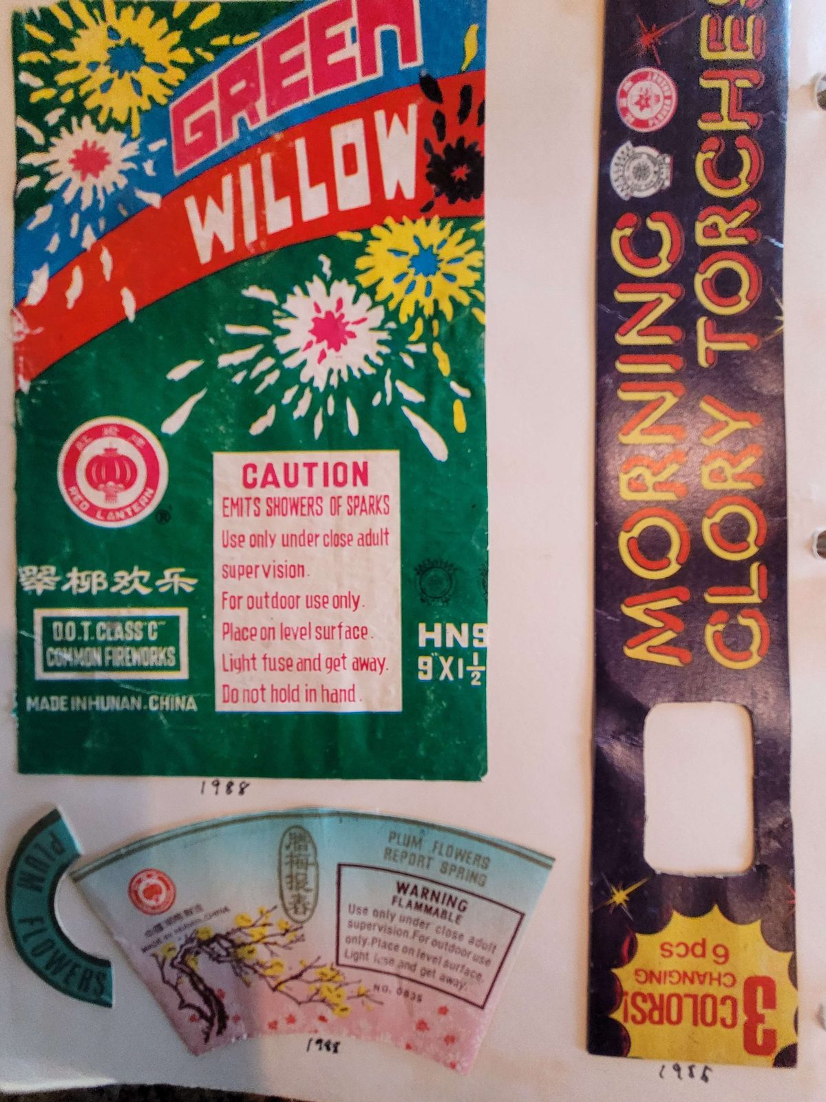Vintage California Safe and Sane fireworks scrapbook spread, May 30, 2025