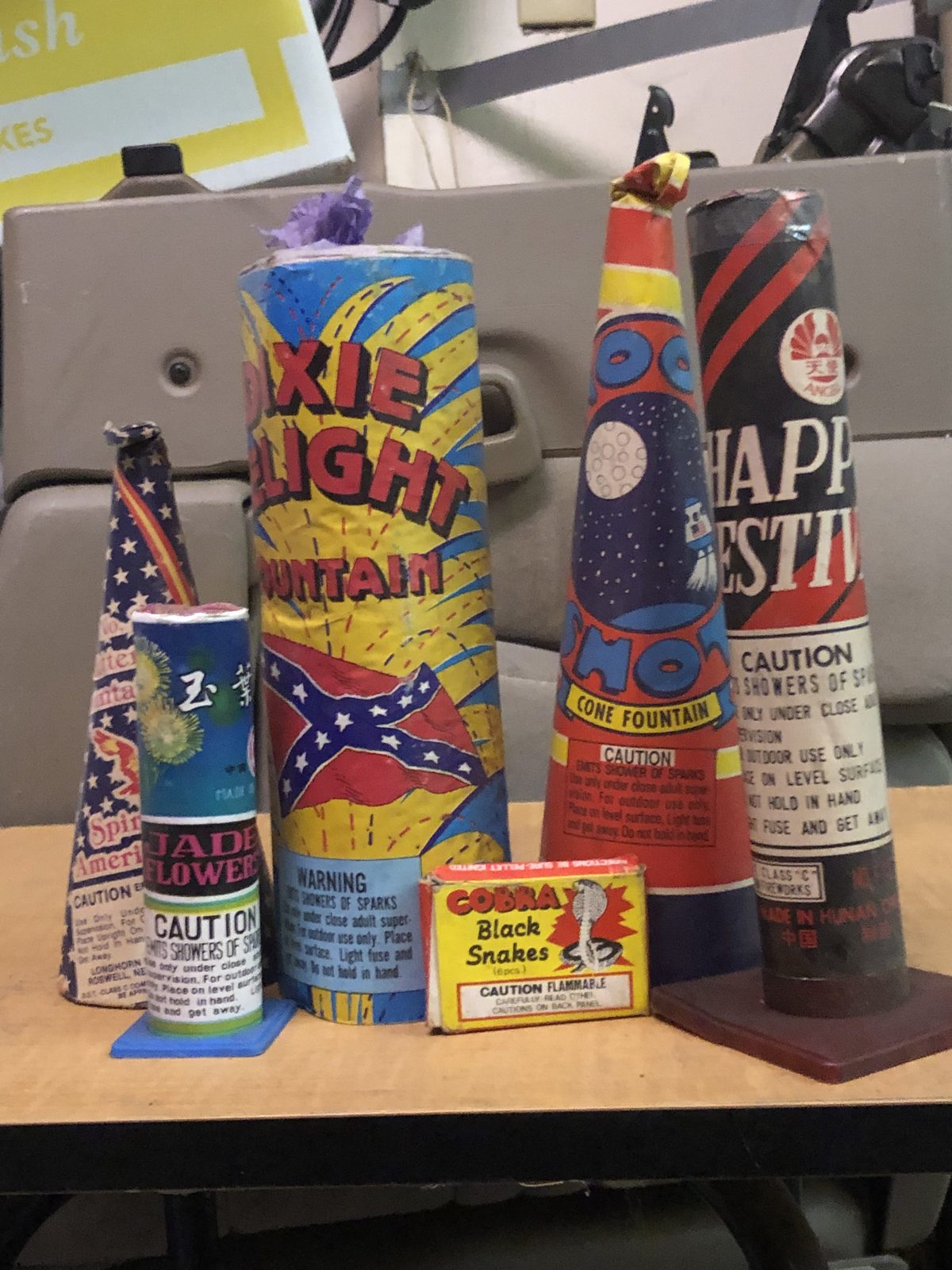 Vintage California Safe and Sane fireworks · collection piece