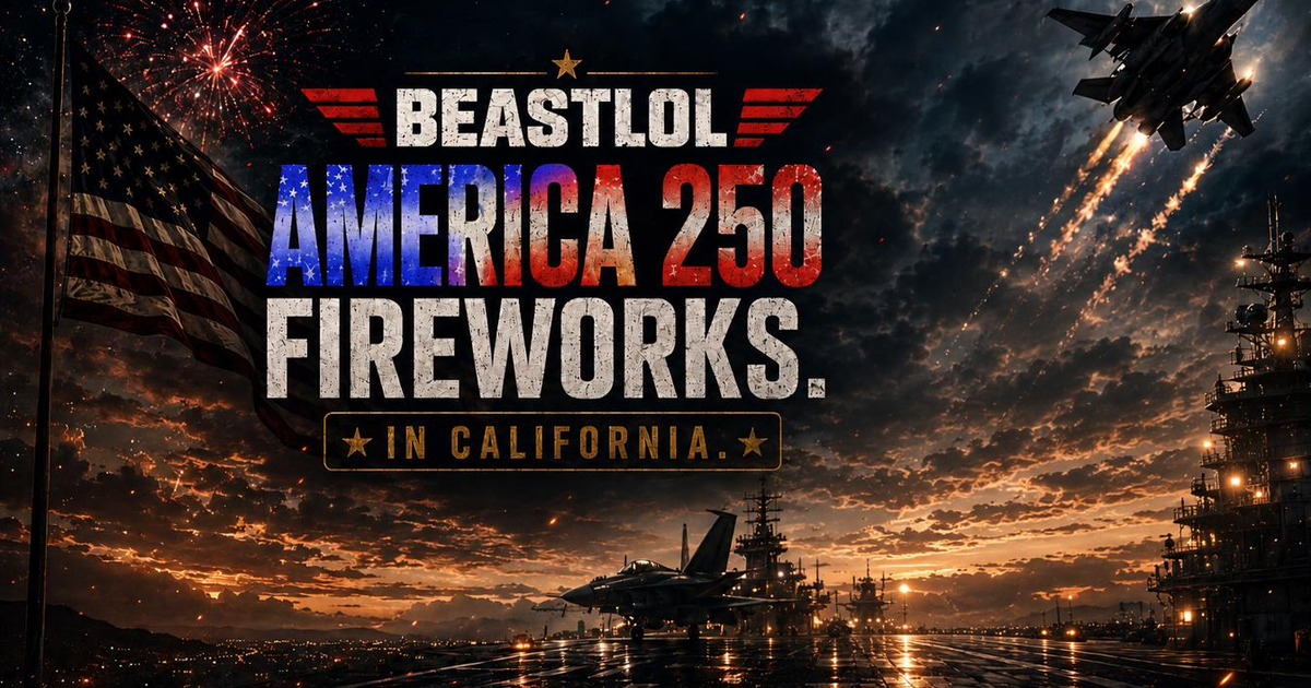Beastlol America 250 Fireworks in California